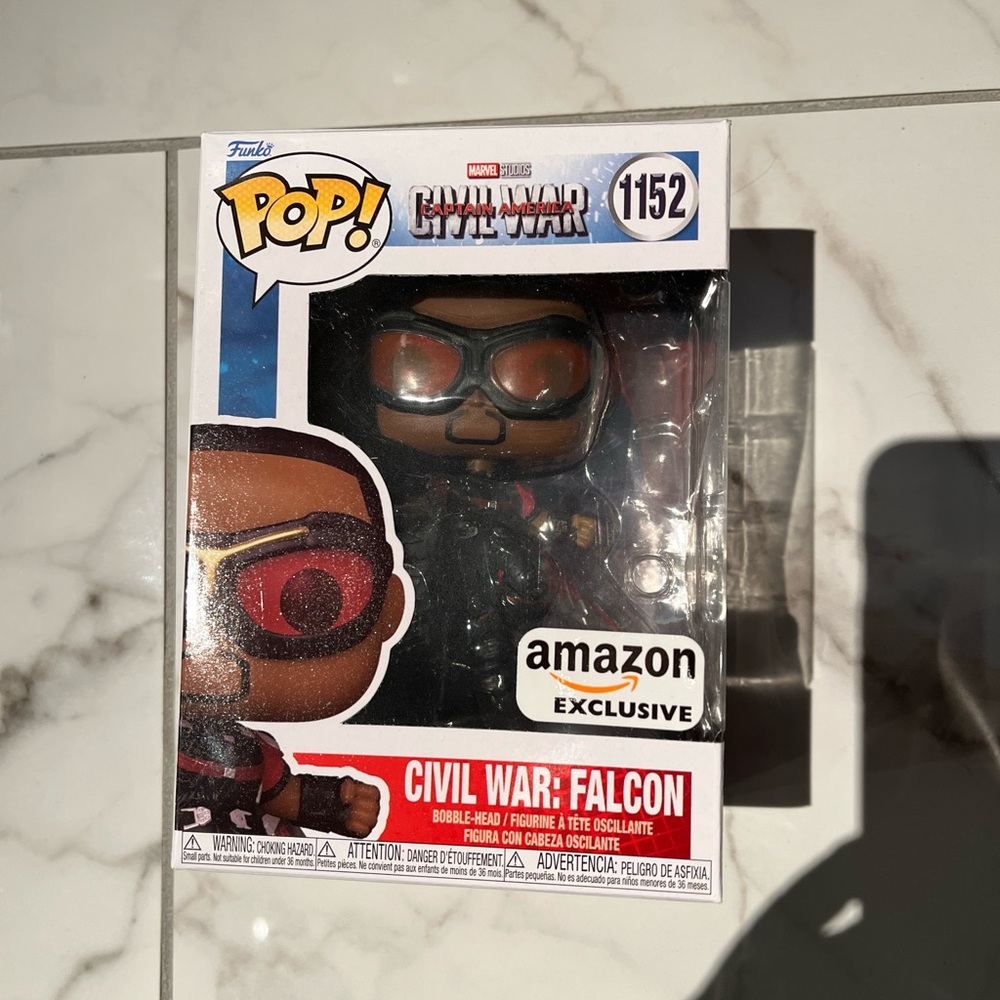 Marvel Pop! Civil War Falcon - Black & Red Vinyl Figure
